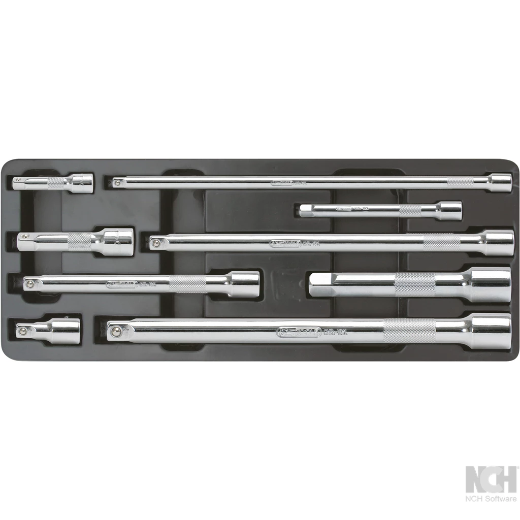 CHROMEplus förlängningssats med låsning. 9-delar