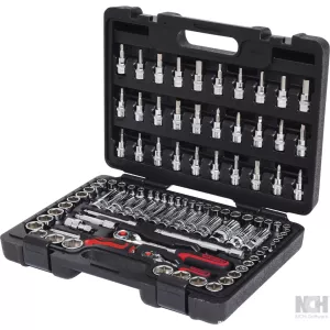 1/4"+3/8" CHROMEplus hylsnyckel sats. 99-delar