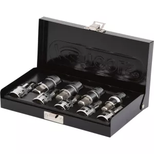 1/2" CHROMEplus bit-hylssats. insex 9-delar. 4-17mm kort