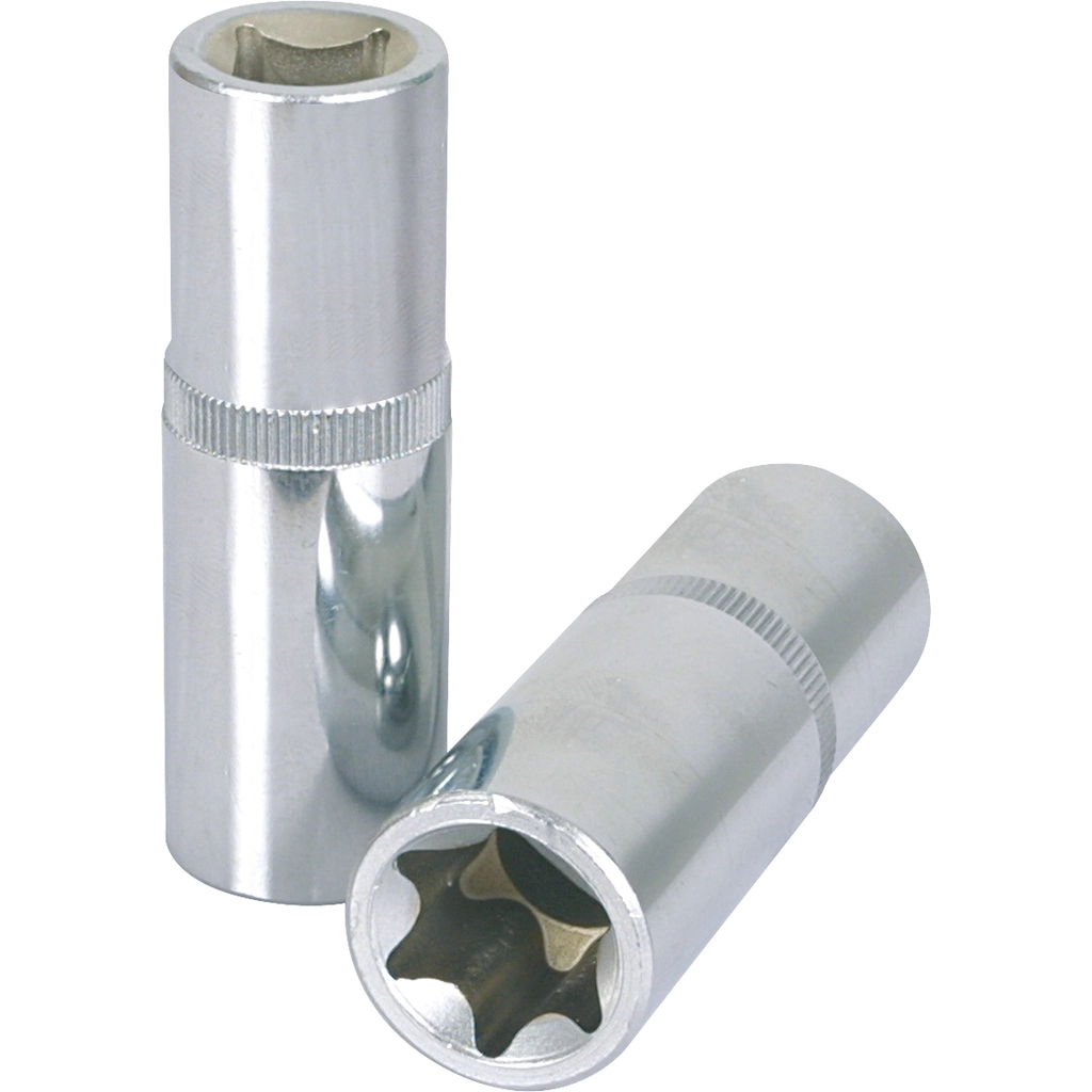 1/4" CHROMEplus Torxhylsa. lång E10