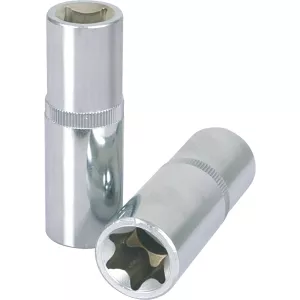 1/4" CHROMEplus Torxhylsa. lång E10