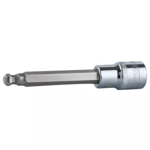 1/2" CHROMEplus bit-hylsa insex. kulhuvud. lång. 10 mm