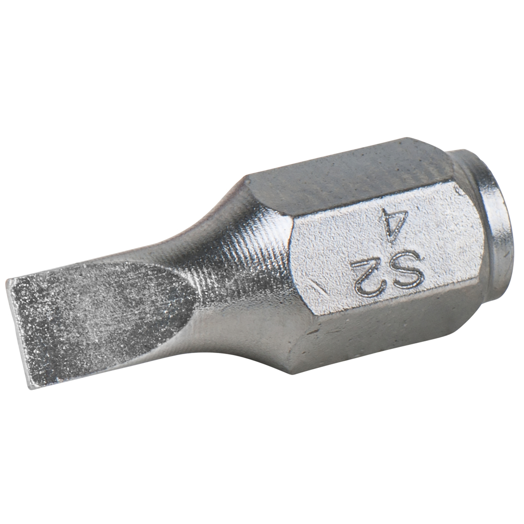 1/4" mini-bit för spårskruvar 4.0 mm. 18 mm