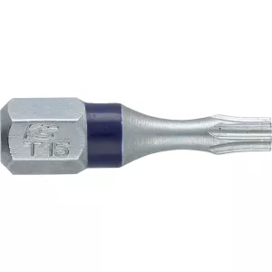 1/4" TORSIONpower bit Torx. 25mm. TB15. med borrhål