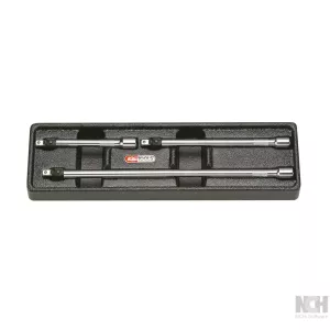 1/4" CHROMEplus förlängningssats med låsning. 3-delar