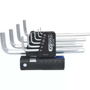 3-i-1 Torx insex vinkelstiftnyckelsats. 10-delar. lång
