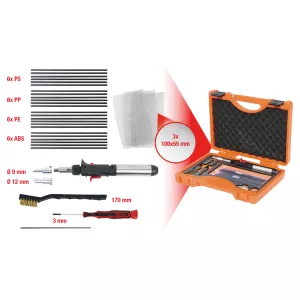 Plast-svetskolv-sats. 33-delar