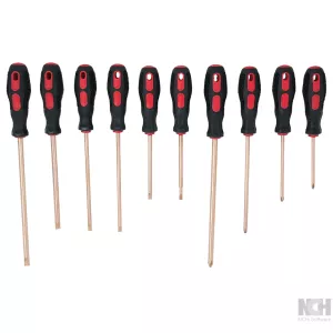 BERYLLIUMplus skruvmejsel-sats. 10-delar