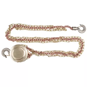 BRONZEplus flänsdrag. 2 kedjor à 2.5 m. 0.5 t