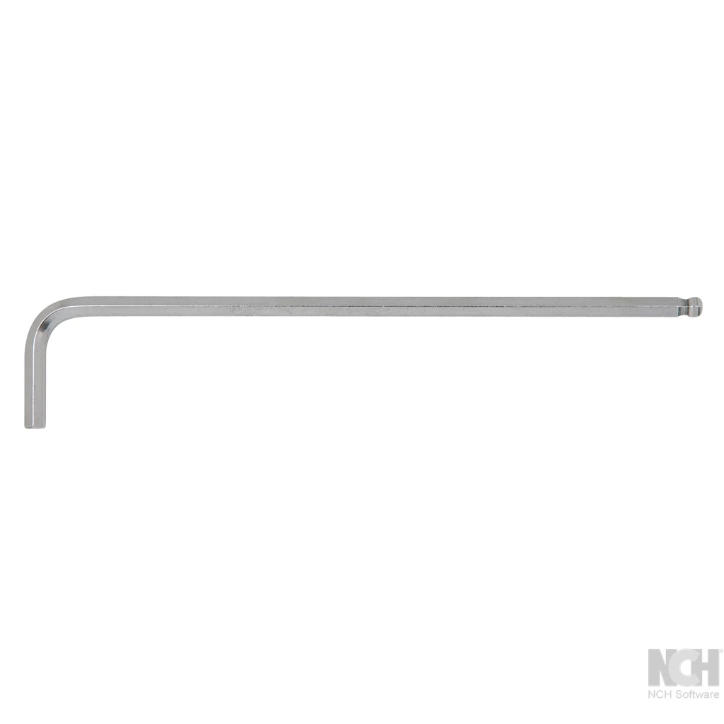 ROSTFRITT STÅL insex-vinkelstiftnyckel. 2.5mm. XL