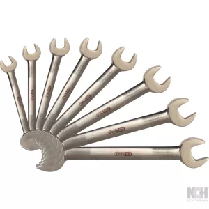 TITANplus dubbel-gaffelnyckel-sats. 8-delar