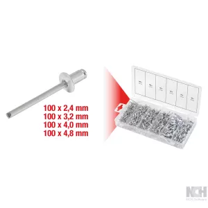 Sortiment Popnitar. 400-delar