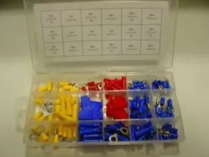 Sortiment klämkontakt. 160-delar