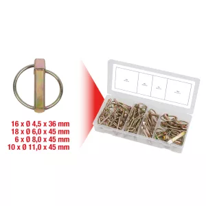 Sortiment klaffsplintar. 50-delar