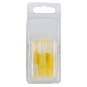 Sortiment isolerade klämkontakter. gula. AWG12-10. 6 delar kontakt
