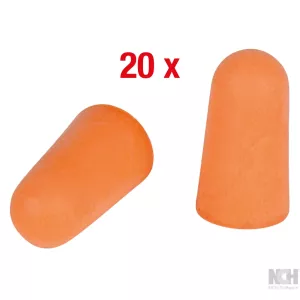 Öronproppar PU. utan snöre. 20 par