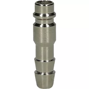 Insticksnippel av metall med slangbussning Ø 10mm. 45mm