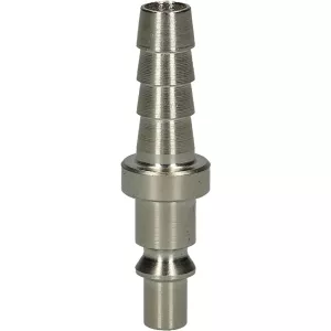 Insticksnippel av metall med slangbussning Ø 10mm. 58.5mm