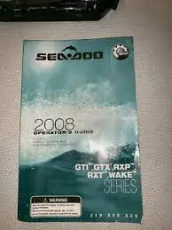 Sea Doo Instruktionsbok