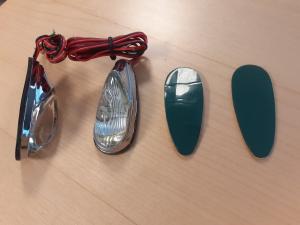 Positionsljus, blått