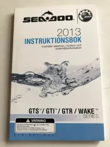 Sea Doo Instruktionsbok