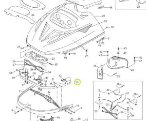 Gångjärnsfäste Lynx/Ski-Doo