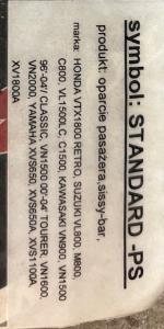 Sissybar Kawasaki Bl.a VN 900 Classic