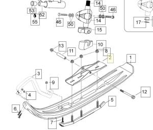 Ski bridge Lynx Rave 440/600