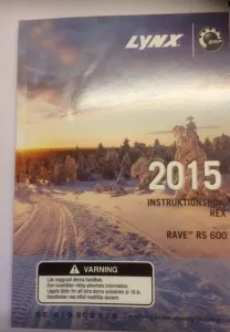 LYNX MANUAL RAVE RS 600 -15