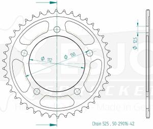 Bakdrev Honda CB600/CBF600/CB650/CBF650/VLX750/VT750/CBR900/CMX1100