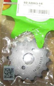 Framdrev Honda CRM125, 14 kugg