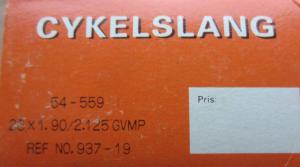 Cykelslang 26 x 1.90/2.125" GVMP