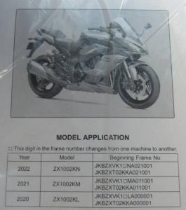 Servicemanual Kawasaki Ninja 1000 SX, 2020-2022