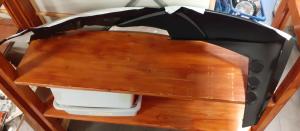 Arctic Cat huv, svart, vänster