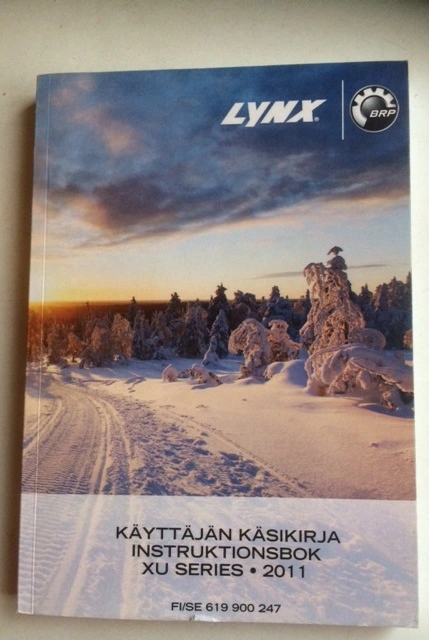 LYNX XU OPERATOR´S GUIDE FIN/SWE 2011