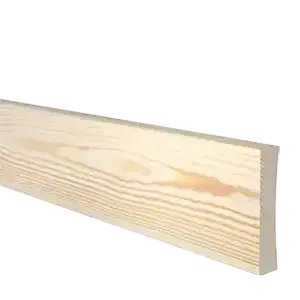 En planka av ljust trä