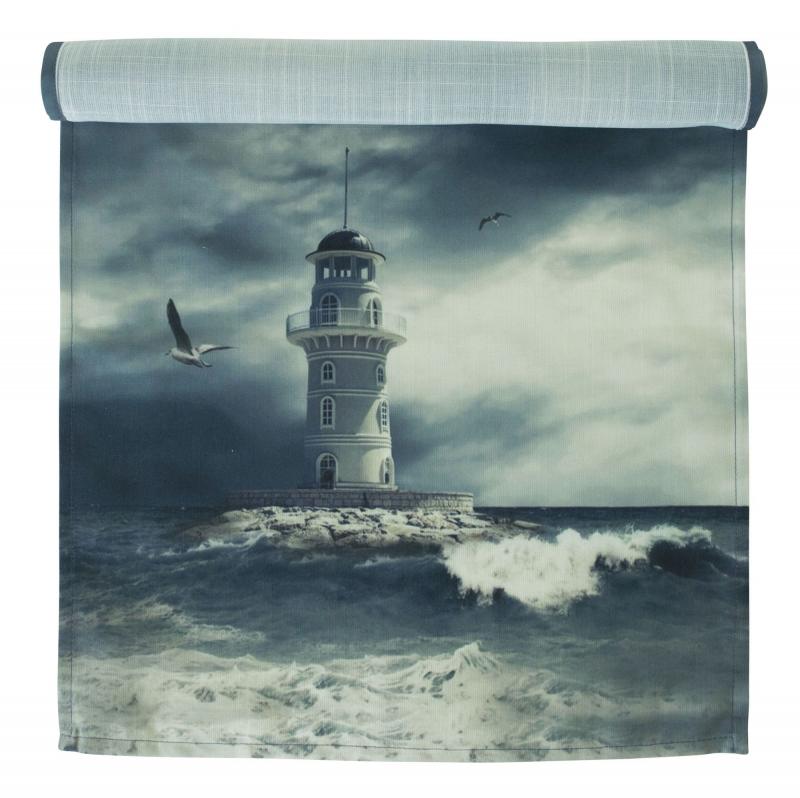 Ocean Löpare Blå 35x70cm