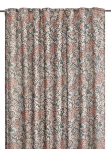 Gardinlängd Evy, Morrisdröm, Stl. 2x135x260 cm rosa