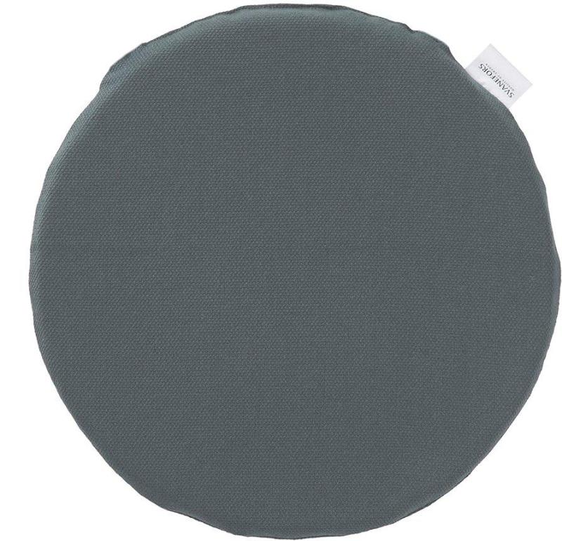Stolsdyna Alba, Grå Diameter 38cm