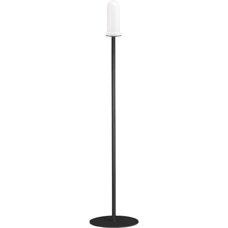Golvfot AGNAR UTOMHUS, E27 lamphållare grå, höjd 133 cm