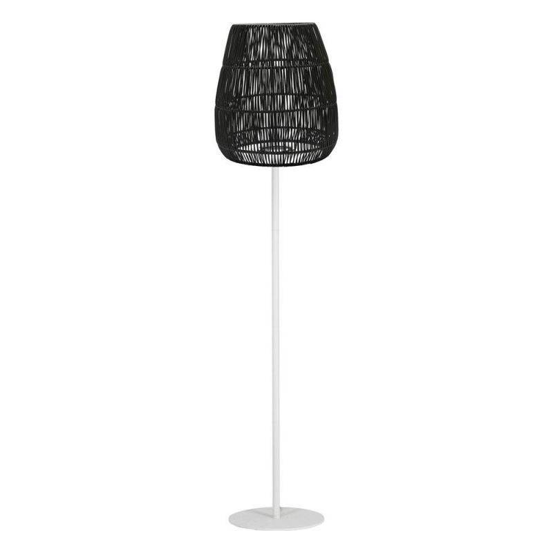 Golvlampa AGNAR inkl. SAIGON LAMPSKÄRM svart UTOMHUS, E27, höjd 154 cm