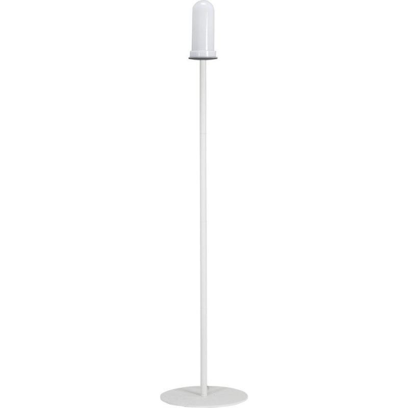 Golvfot AGNAR UTOMHUS, E27 lamphållare vit, höjd 133 cm