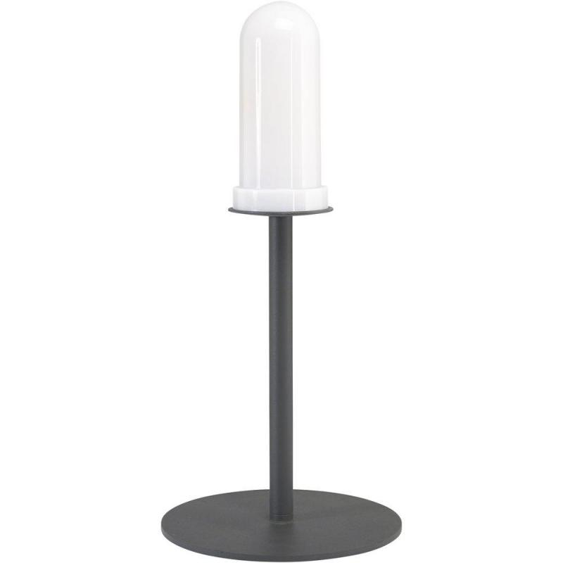 Lampfot AGNAR UTOMHUS, E27 lamphållare grå, höjd 50 cm