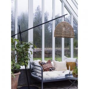 Golvlampa ANUND, svart, inkl. Flex Out kabel med E27 ringfäste