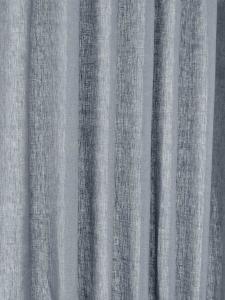 Ingrid enfärgad gardin i halvlinne, Denim, 2-pack, extra långa, Stl.140x280cm