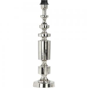 Lampfot/Bordslampa, ART DECO, Chrome.