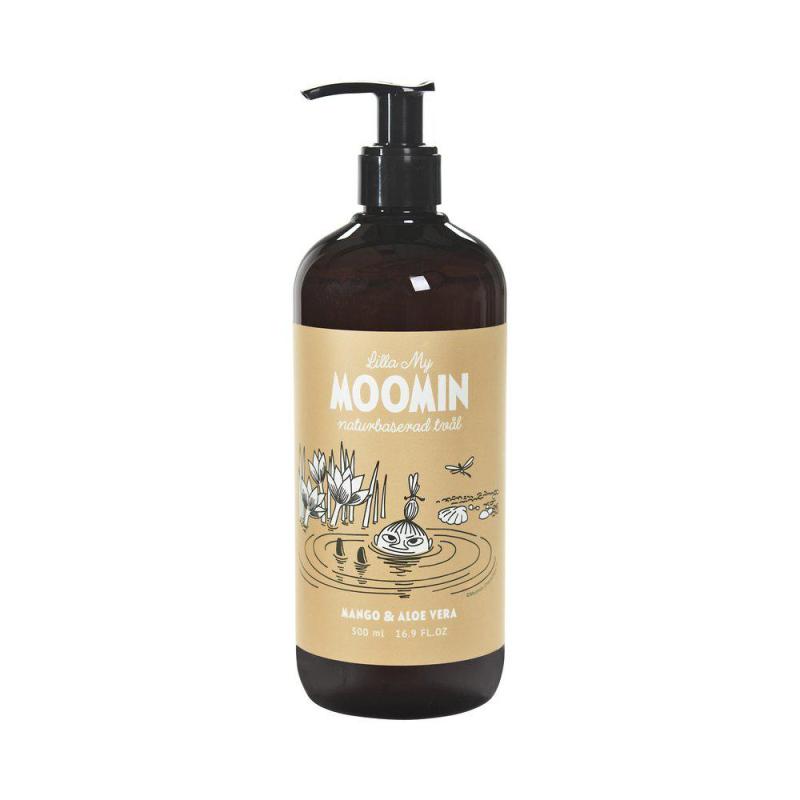 Handtvål MUMIN, etikett med lilla My från mumintrollen mango/aloe vera, 500ml