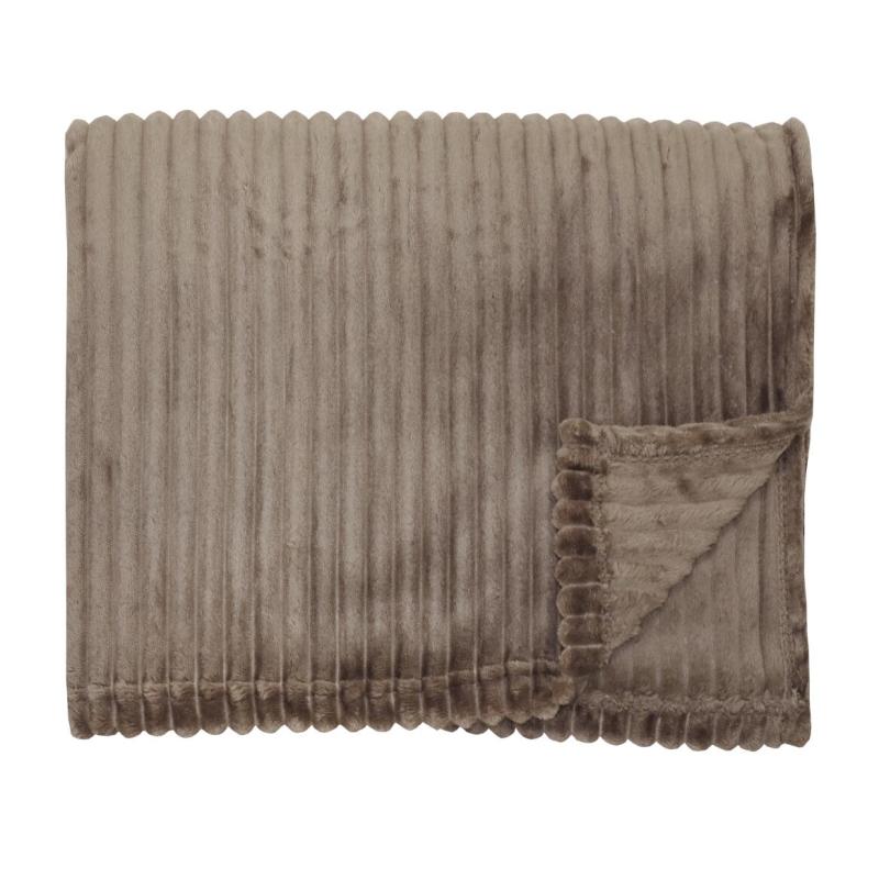 Pläd Baloo, skön och gosig pläd i många färger, mullvad