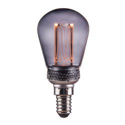 Lampa FUTURE LED, E14, 45mm, rökfärgad Edison , 3000K