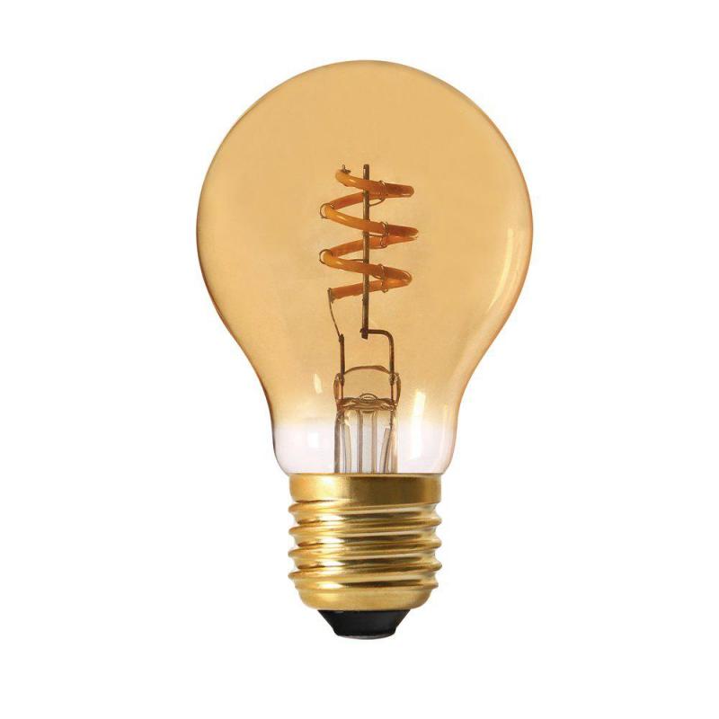 Lampa SPIRAL ELECT LED, E27, Guldtonad, Normal, 2000K